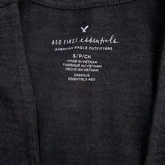 American Eagle Essentials Black Size Small - Picture 3 of 5